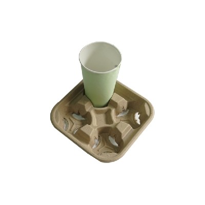 Takeaway milk tea cup holder