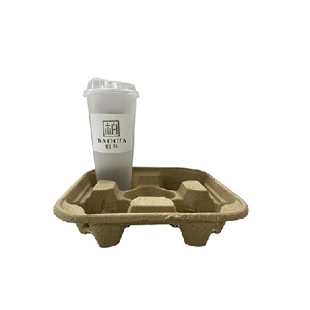 Four cups of drink wrapping paper holder